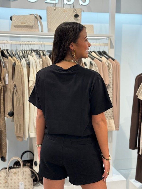 Malelions - Woman Patch Logo Shorts - Zwart