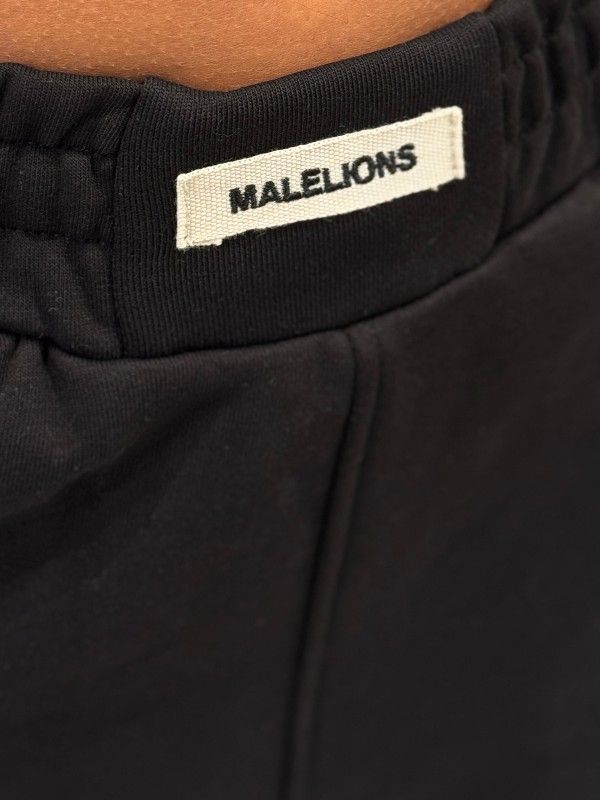 Malelions - Woman Patch Logo Shorts - Zwart
