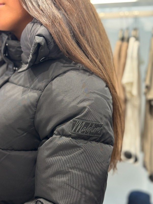 Malelions - Women Mid Length Puffer Jacket - Zwart