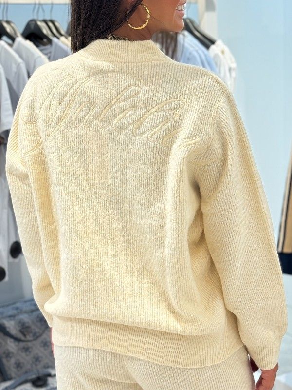 Malelions - Women Oversized Knit Set - Beige