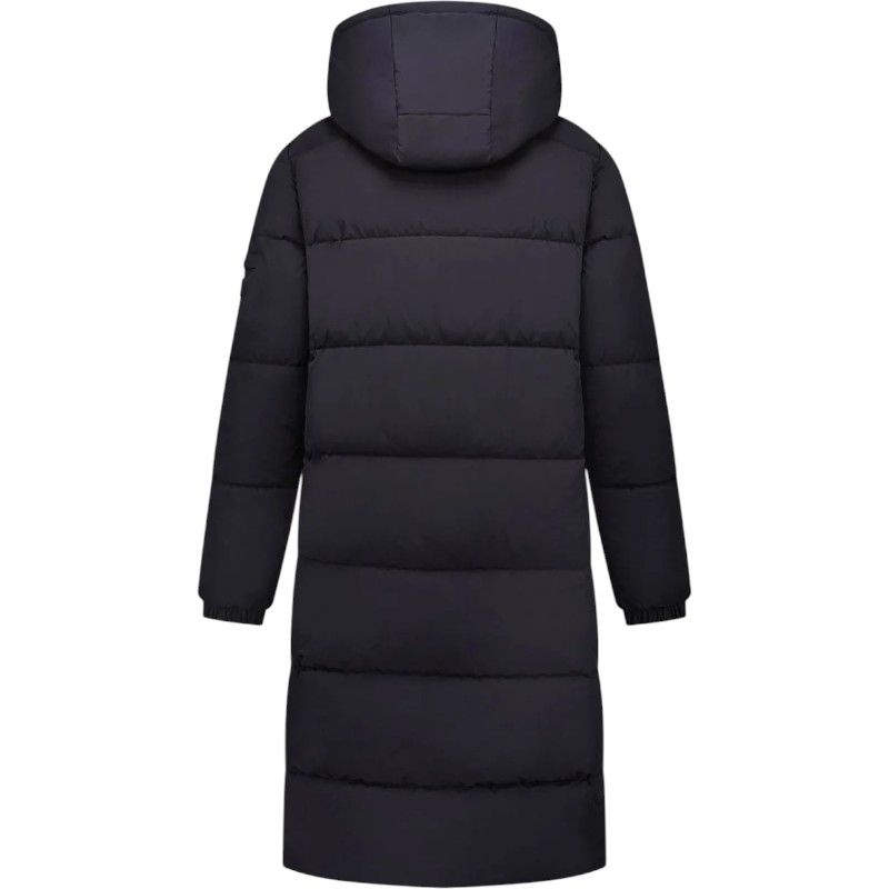 Malelions - Women Signature Long Puffer Jacket - Zwart
