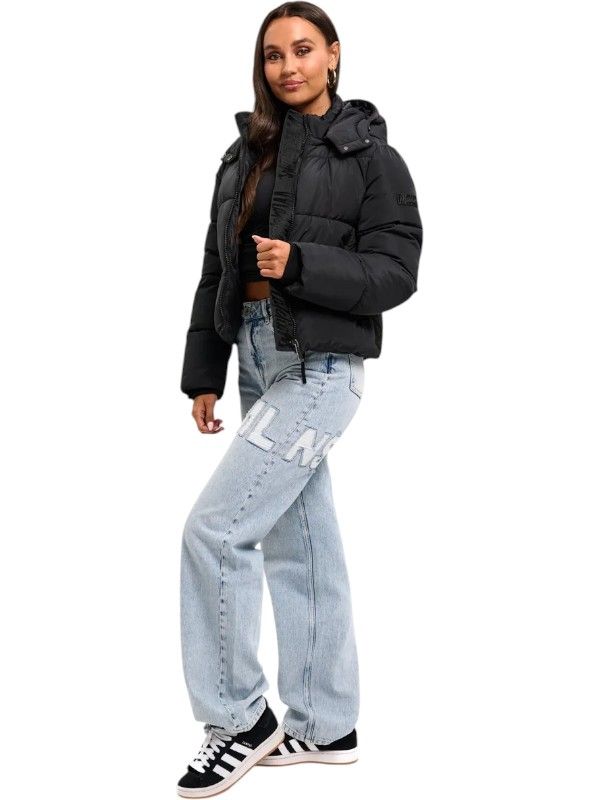 Malelions - Women Signature Puffer Jacket - Zwart
