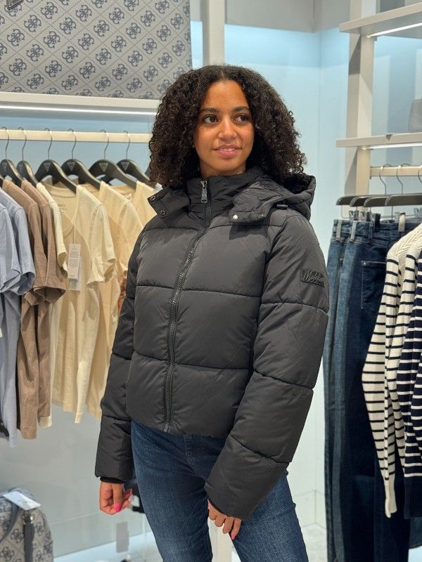 Malelions - Women Signature Puffer Jacket - Zwart