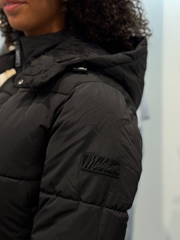 Malelions - Women Signature Puffer Jacket - Zwart