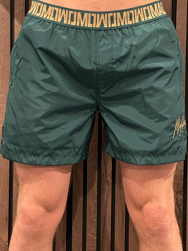 Malelions - Men Venetian Swim Shorts - Blauw