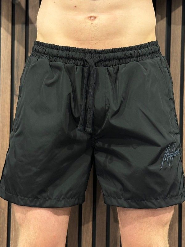 Malelions - Men Venetian Swim Short 2.0 - Zwart