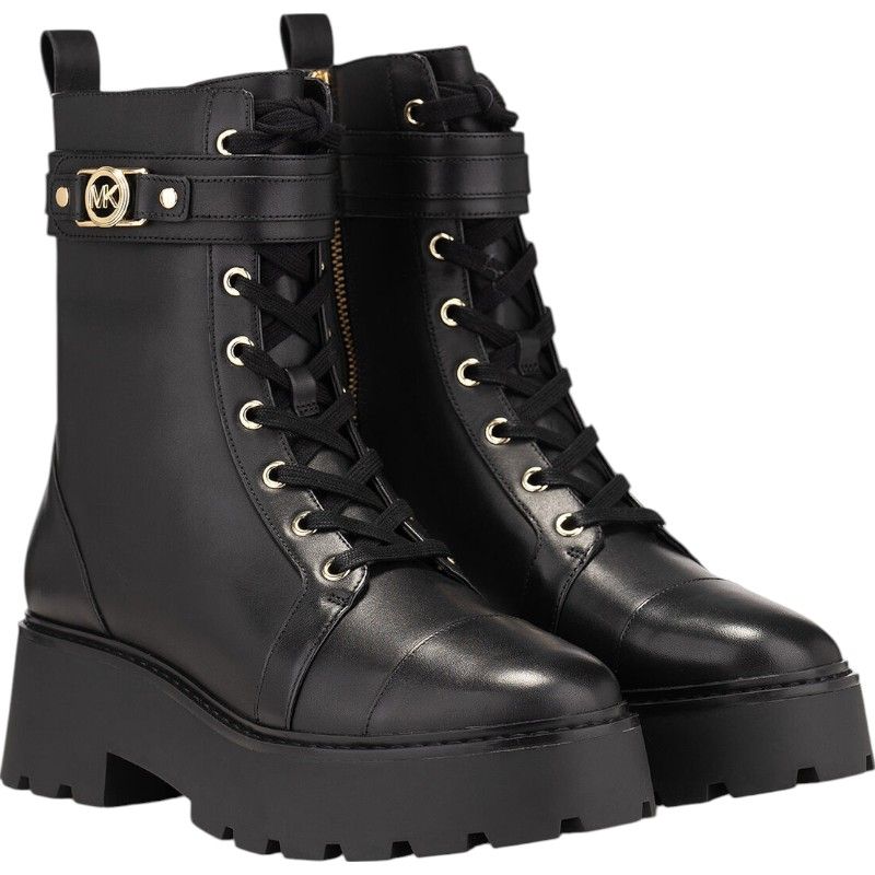 Michael Kors - Mandy Lace Up Bootie - Zwart