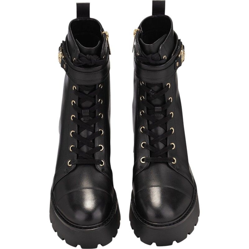 Michael Kors - Mandy Lace Up Bootie - Zwart