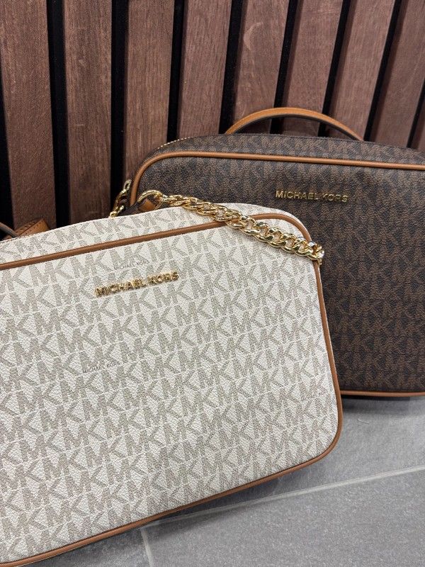 Michael Kors - Lg Ew Crossbody - Beige