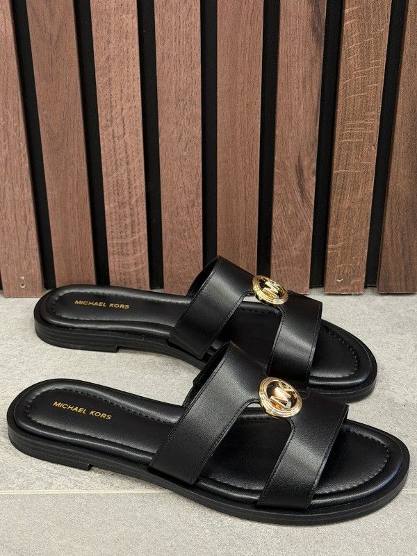 Michael Kors - Erin Flat Sandal - Zwart