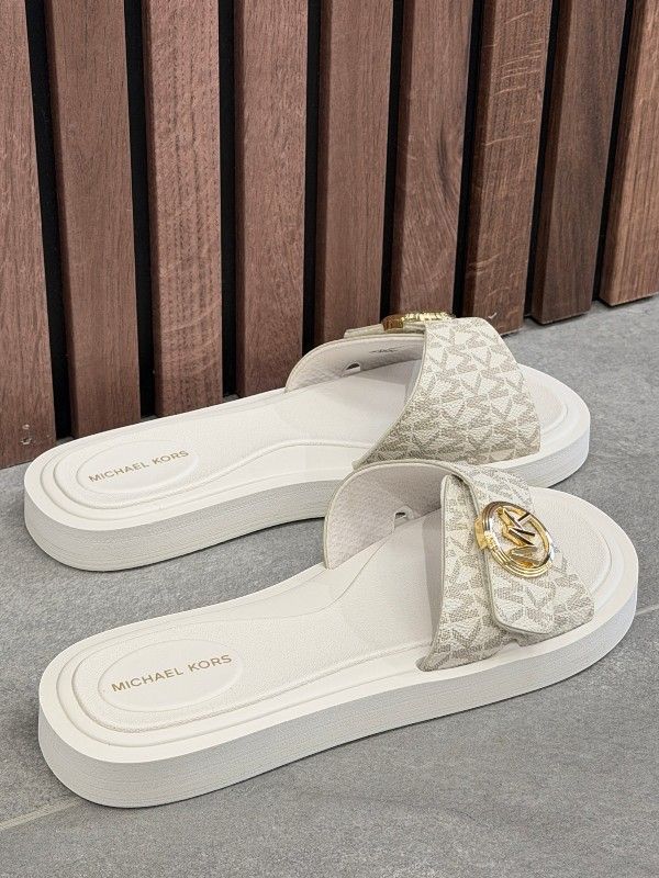 Michael Kors - Mk Pool Slide - Beige