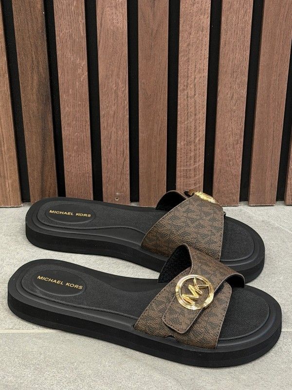 Michael Kors - Mk Pool Slide - Bruin