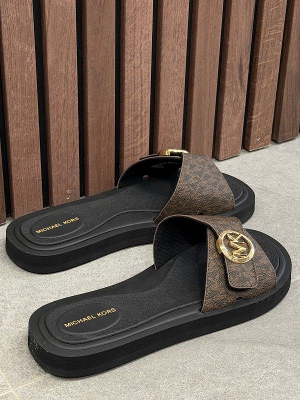 Michael Kors - Mk Pool Slide - Bruin