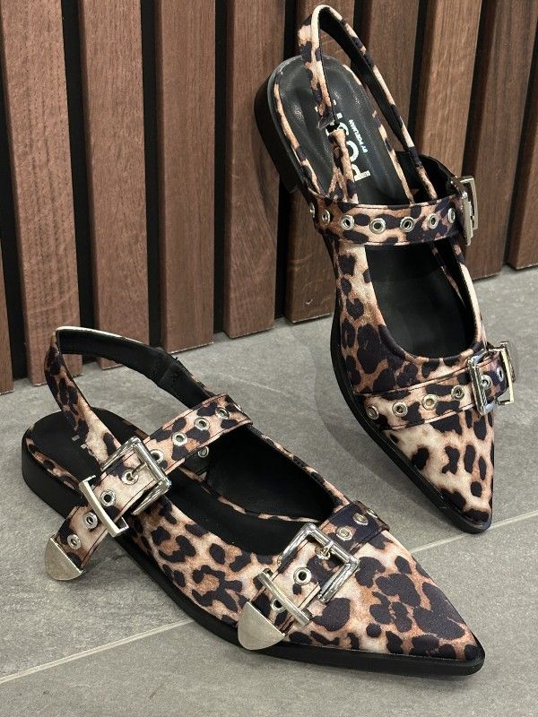 Poelman - Slingbacks - Bruin