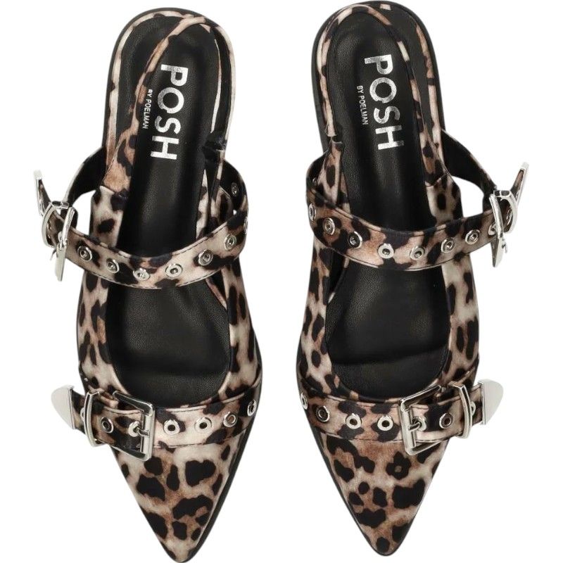 Poelman - Slingbacks - Bruin