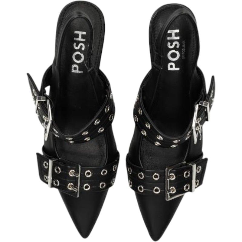 Poelman - Slingbacks - Zwart