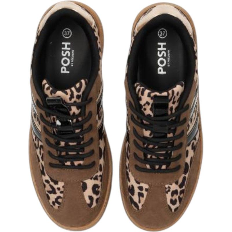 Poelman - Sneakers - Bruin
