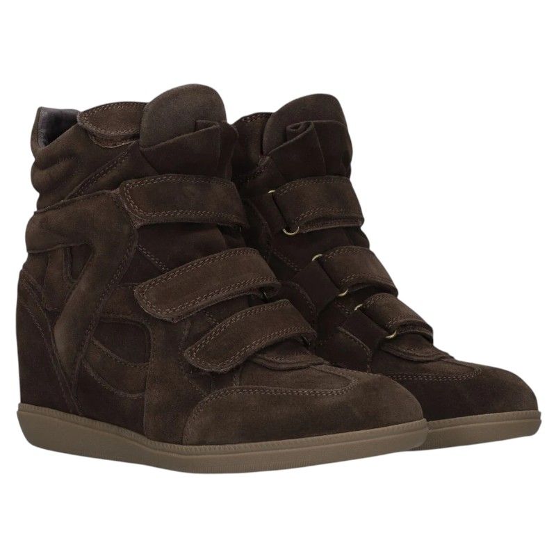 Poelman - Wedge Sneakers - Bruin