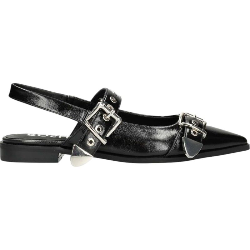 Poelman - Slingbacks - Zwart