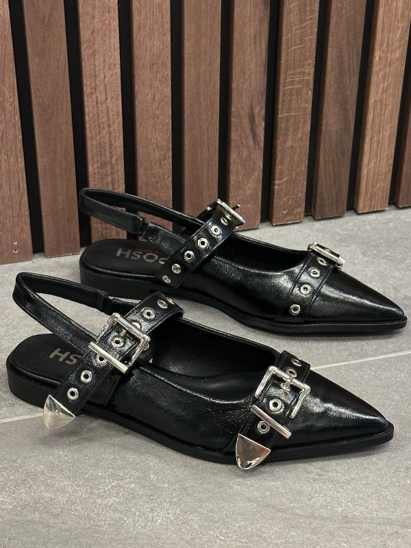 Poelman - Slingbacks - Zwart