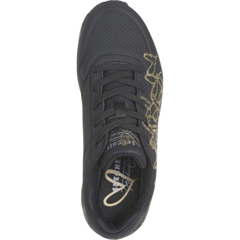 Skechers - Uno-Golden Heart - Zwart