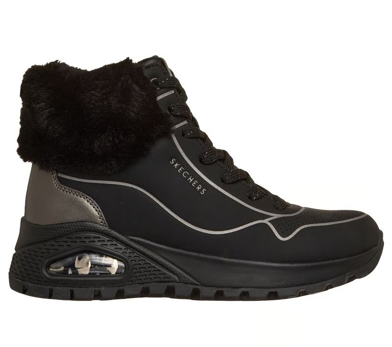 Skechers - Uno Rugged Fall Shimmer - Zwart