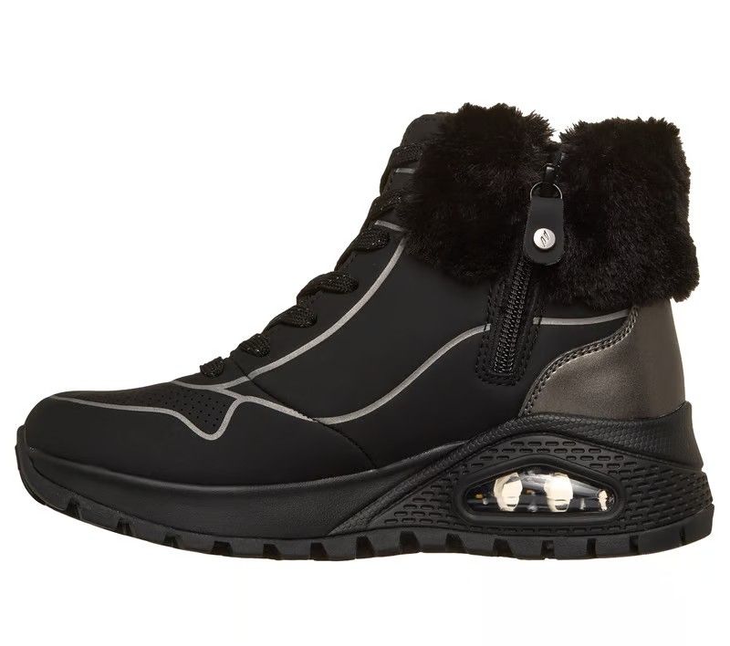 Skechers - Uno Rugged Fall Shimmer - Zwart