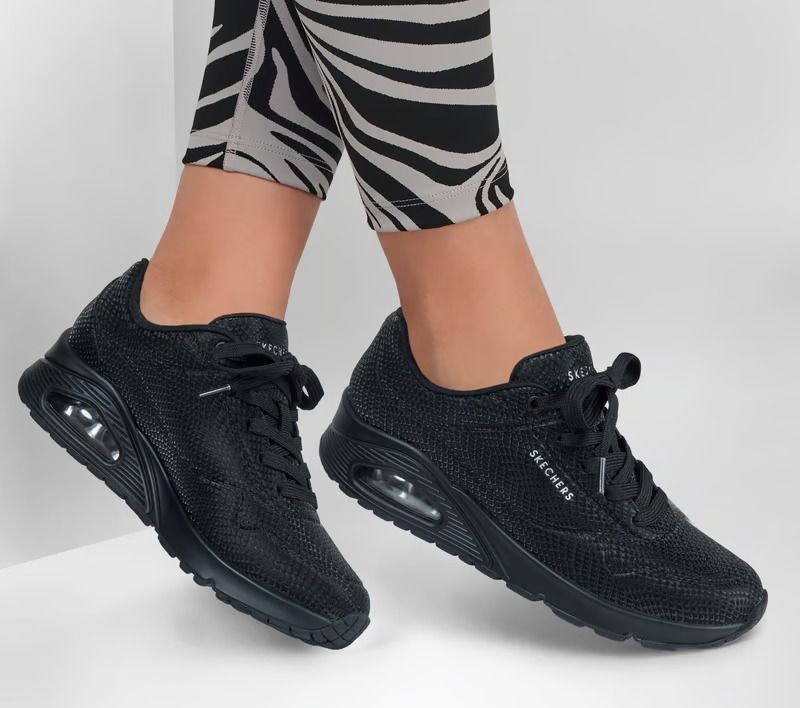 Skechers - Uno Shiny Scale - Zwart