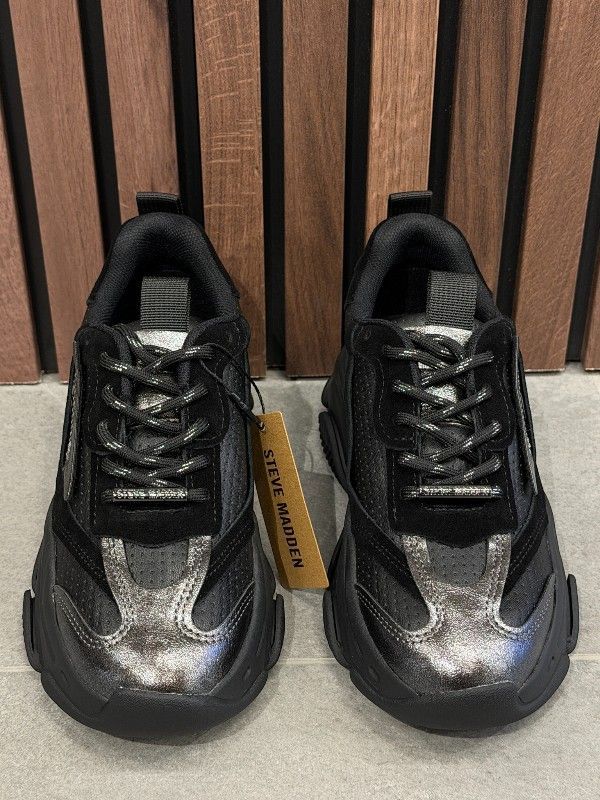 Steve Madden - Posses-Perf - Zwart