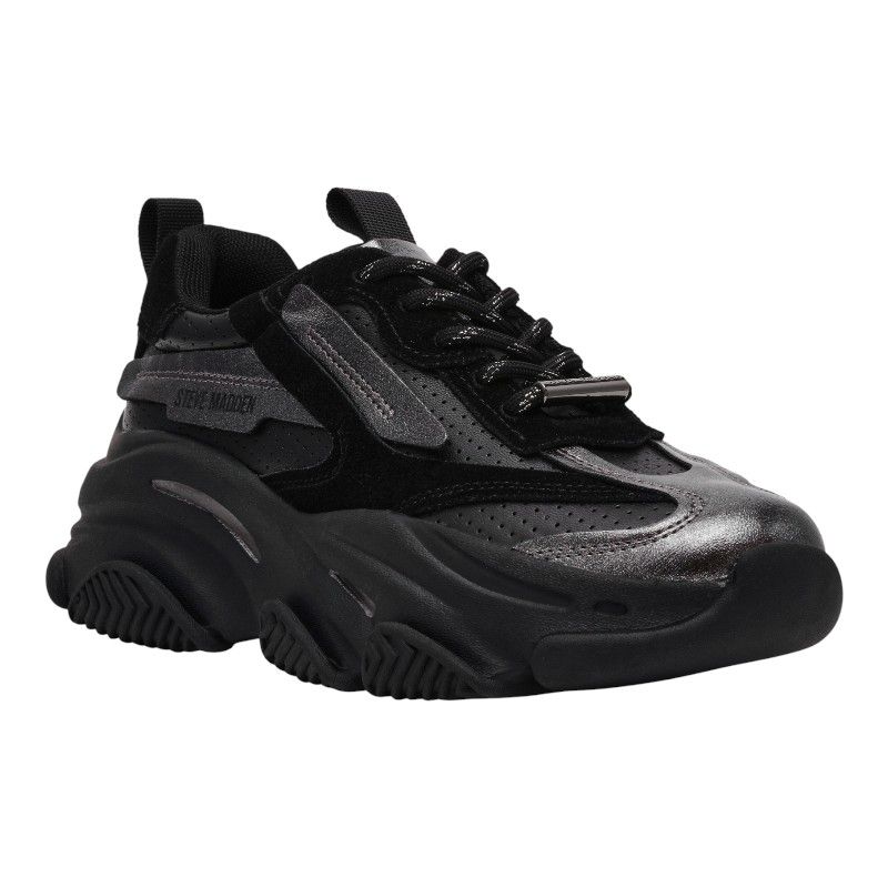 Steve Madden - Posses-Perf - Zwart
