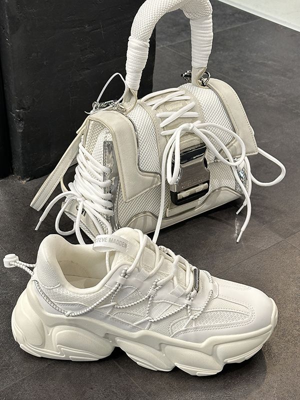 Steve Madden - Spectator Sneakers - Wit