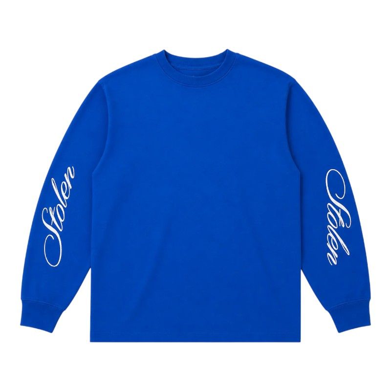 Stolen - Longsleeve T-shirt Atelier Print - Blauw