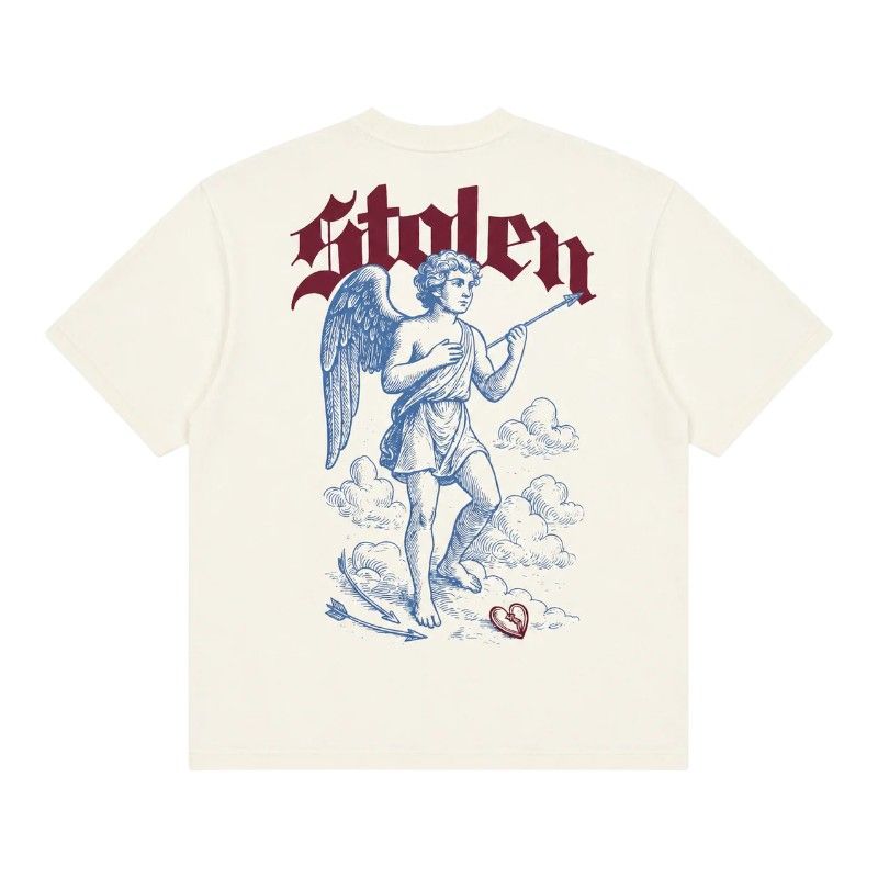 Stolen - Stolen Cupido Print T-shirt - Wit