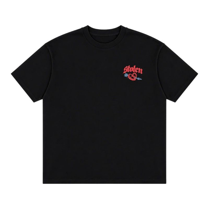 Stolen - Stolen Cupido Print T-shirt - Zwart