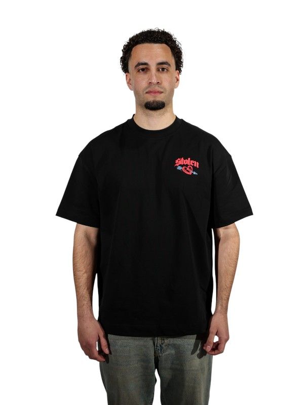 Stolen - Stolen Cupido Print T-shirt - Zwart