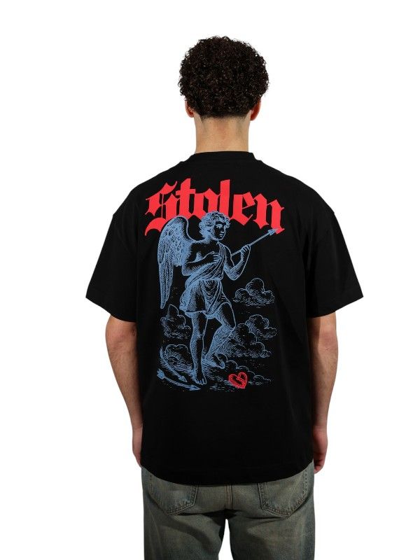 Stolen - Stolen Cupido Print T-shirt - Zwart
