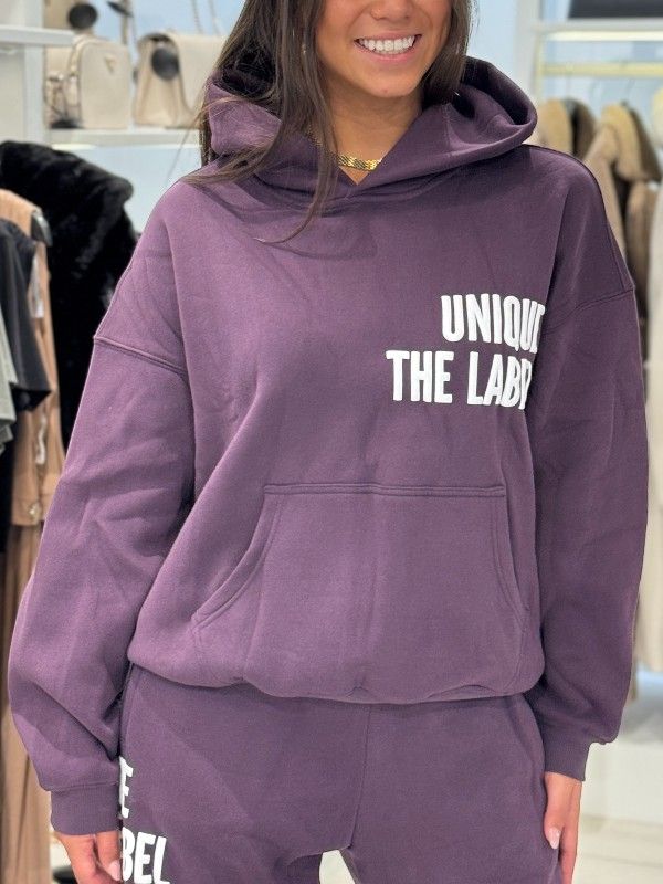 Unique The Label - Elyana Hoodie - Deep Berry