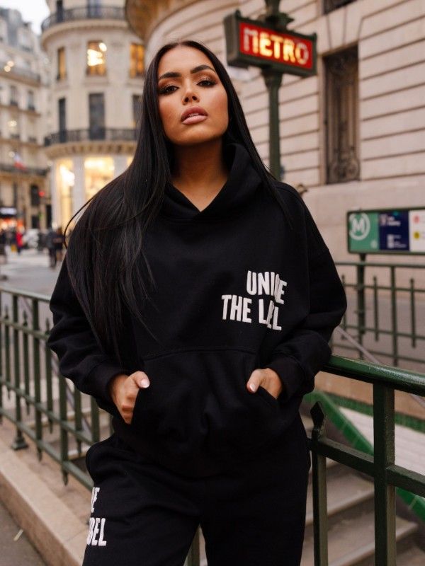 Unique The Label - Elyana Hoodie - Zwart