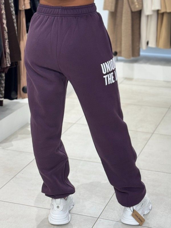 Unique The Label - Elyana Jogger - Deep Berry