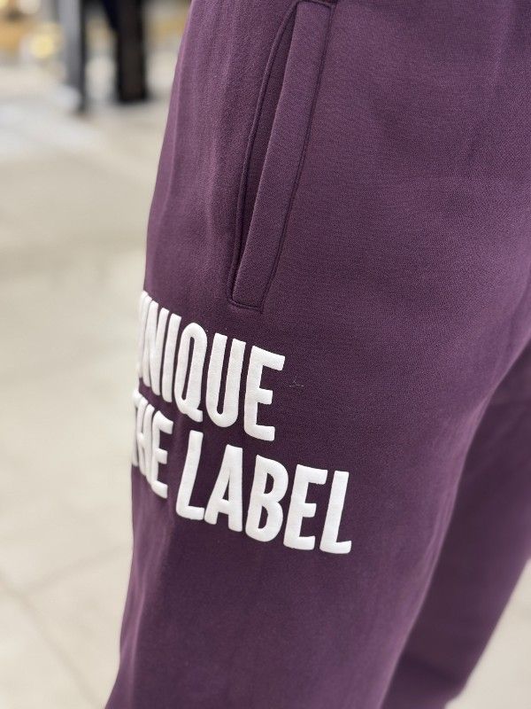 Unique The Label - Elyana Jogger - Deep Berry