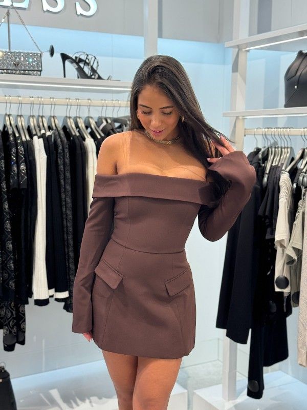 Unique The Label - Emily Dress - Chocolate