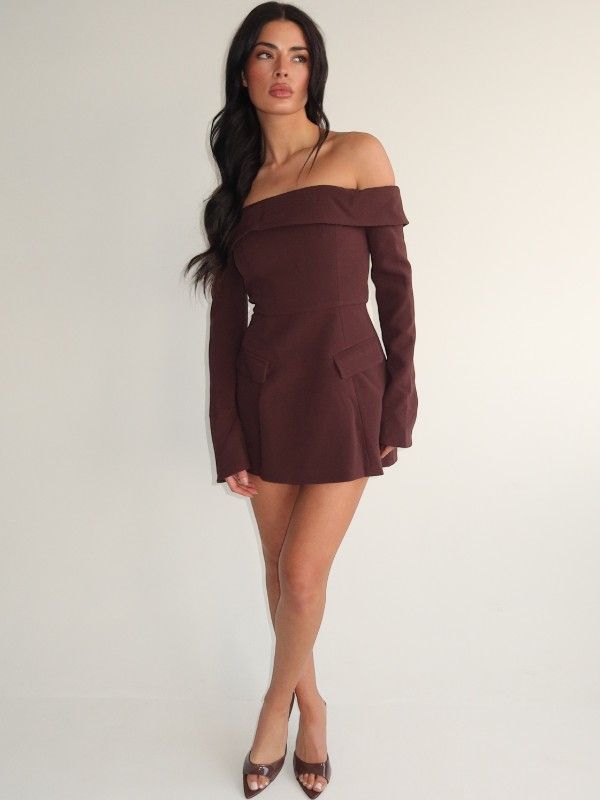 Unique The Label - Emily Dress - Chocolate