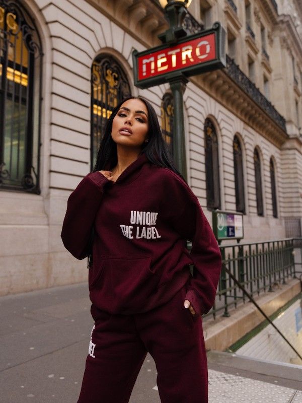 Unique The Label - Elyana Hoodie - Rood