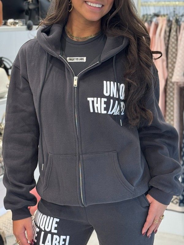 Unique The Label - Joleen Vest - Grijs