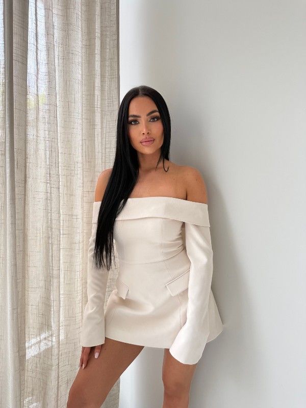 Unique The Label - Emily Dress - Beige