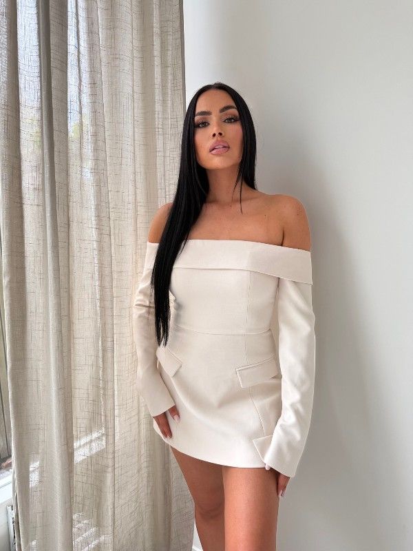 Unique The Label - Emily Dress - Beige