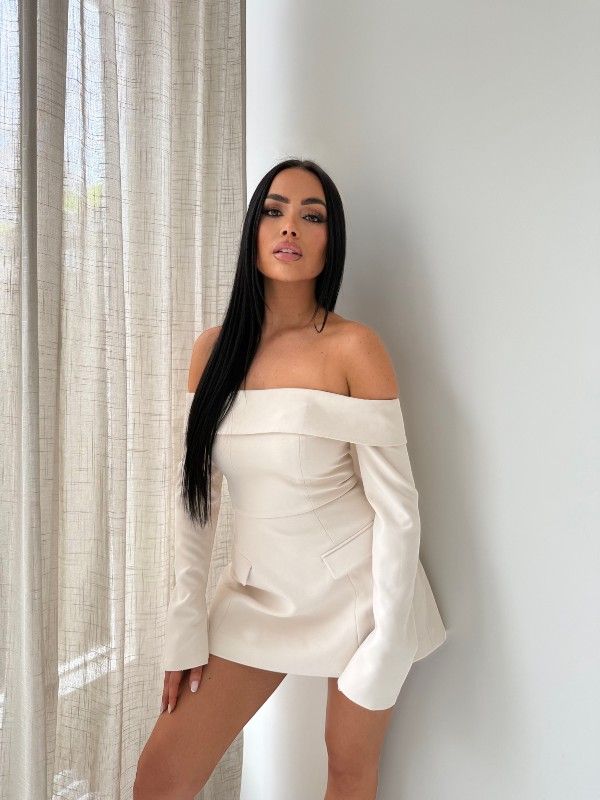 Unique The Label - Emily Dress - Beige