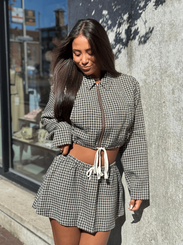 Unique The Label - Leyla Skirt - Bruin