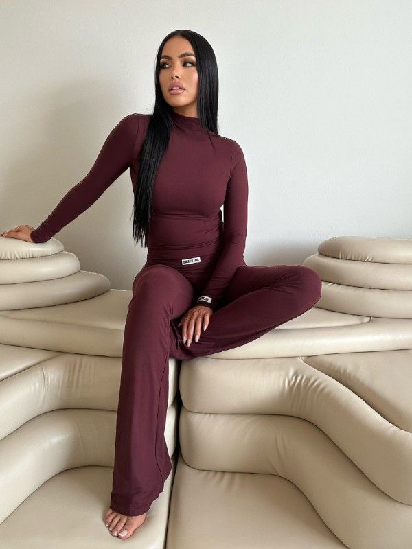 Unique The Label - Loungeset - Bordeaux (2 LOSSE ITEMS!)