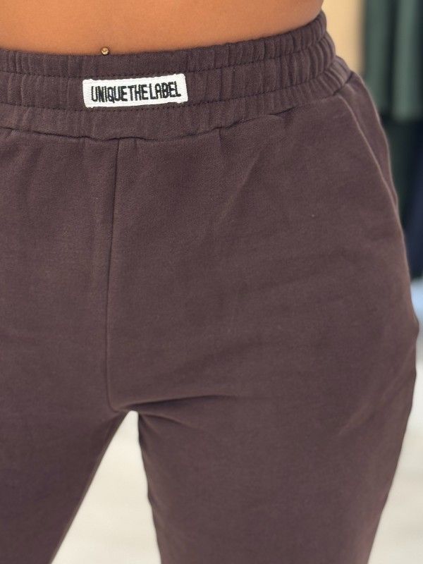 Unique The Label - Molly Pants Tracksuit Pants - Cacao